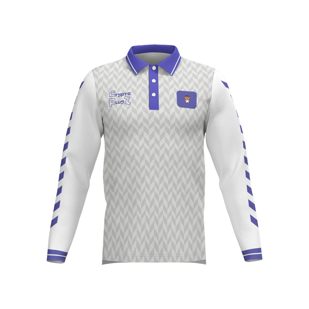 CryptoPlug Kylian #9 Long-Sleeve Football Jersey