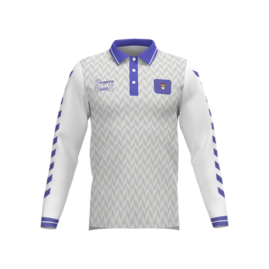 CryptoPlug Kylian #9 Long-Sleeve Football Jersey