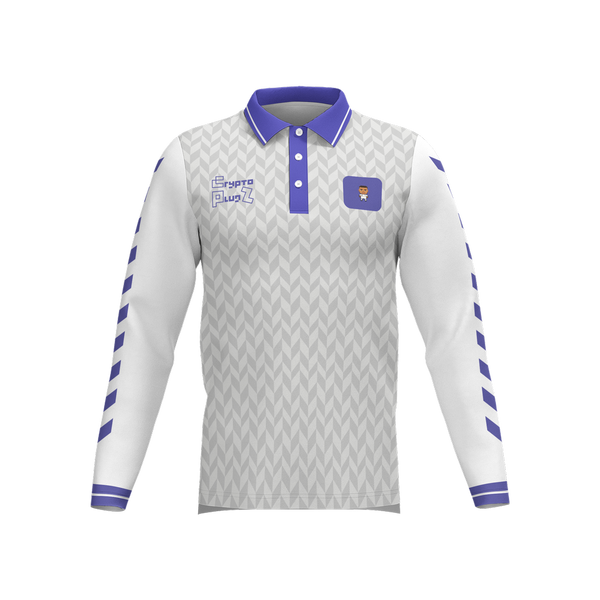 CryptoPlug Kylian #9 Long-Sleeve Football Jersey