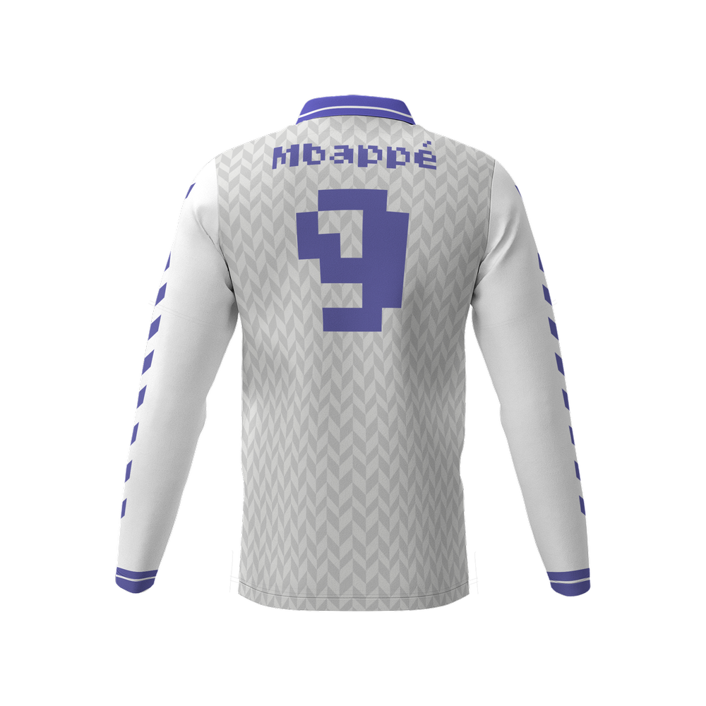 CryptoPlug Kylian #9 Long-Sleeve Football Jersey
