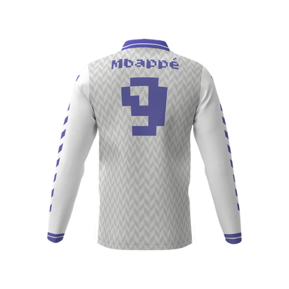CryptoPlug Kylian #9 Long-Sleeve Football Jersey