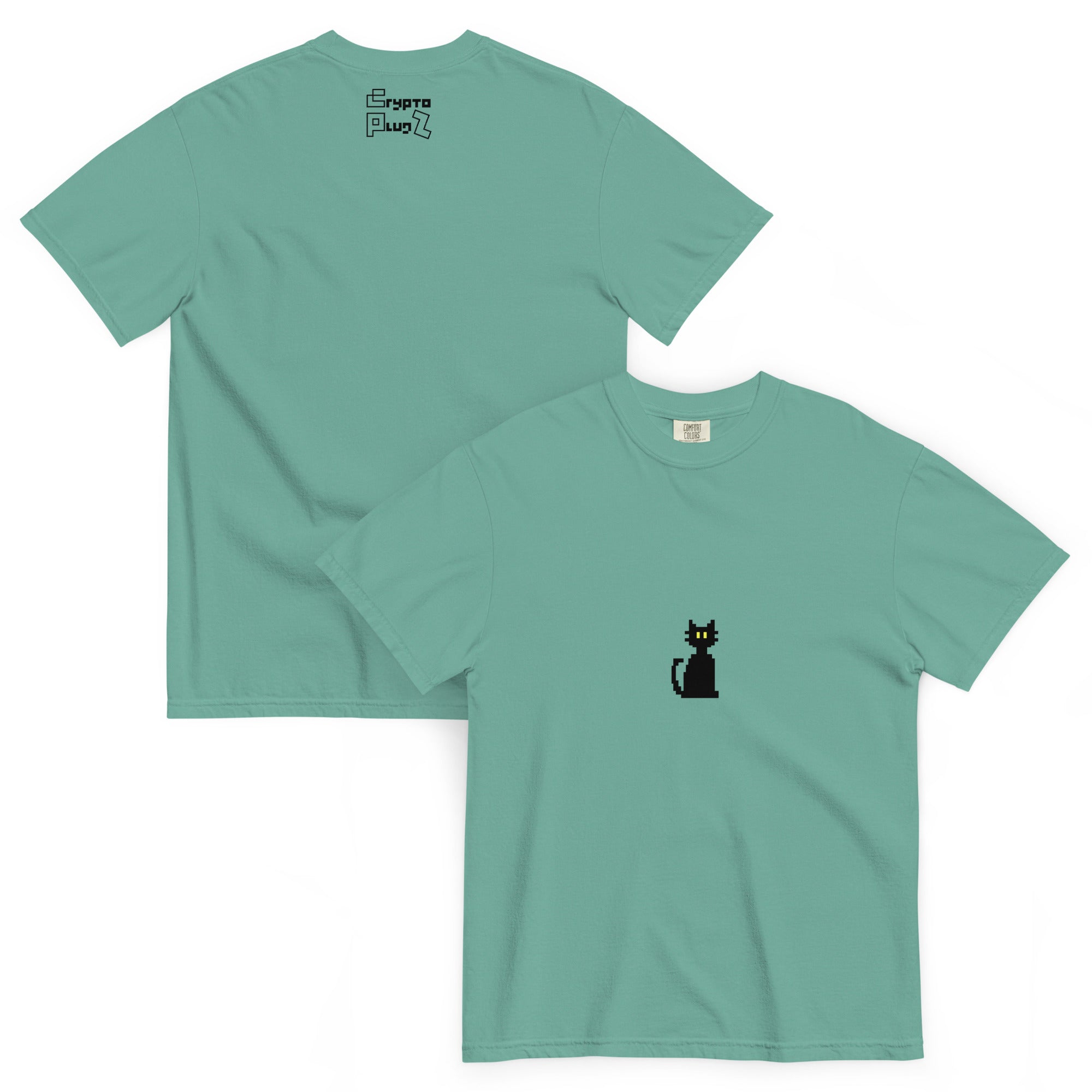 BitCat  - Unisex garment-dyed heavyweight t-shirt DTF