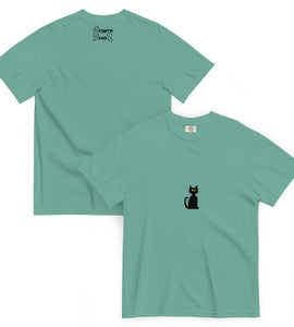 BitCat  - Unisex garment-dyed heavyweight t-shirt DTF